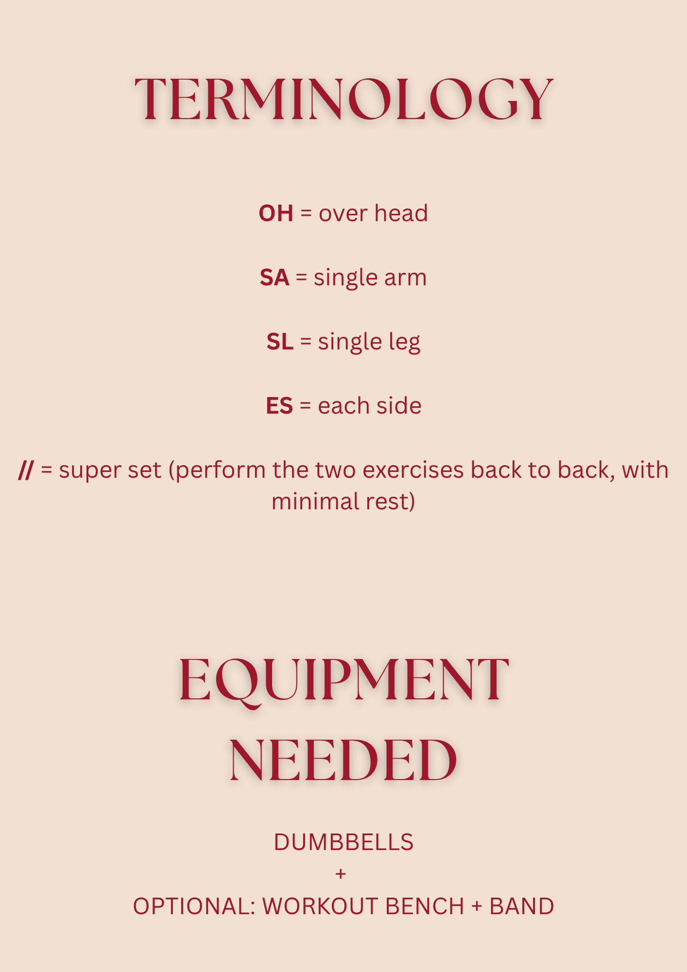 4 WEEK DUMBBELL ONLY WORKOUT